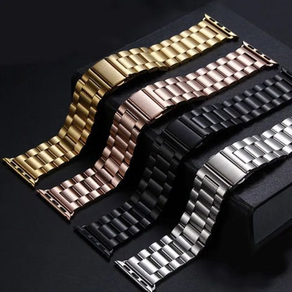 Luxury Rolex Style Stainless Steel Chain Strap for Apple Watch / Samsung Smartwatch Band