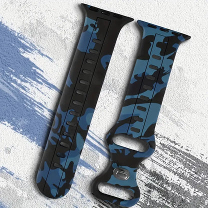 Durable Silicone Rubber Strap for Smart Watches - Sweatproof &amp; Flexible