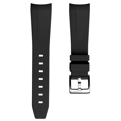 Durable Silicone Rubber Strap for Smart Watches - Sweatproof &amp; Flexible