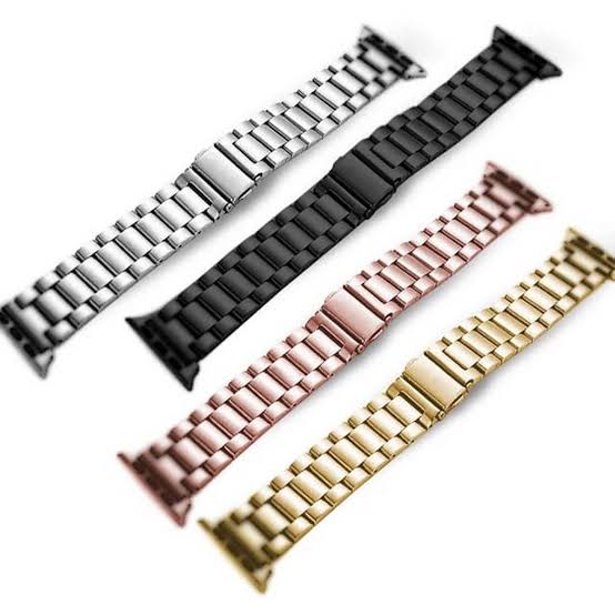 Luxury Rolex Style Stainless Steel Chain Strap for Apple Watch / Samsung Smartwatch Band