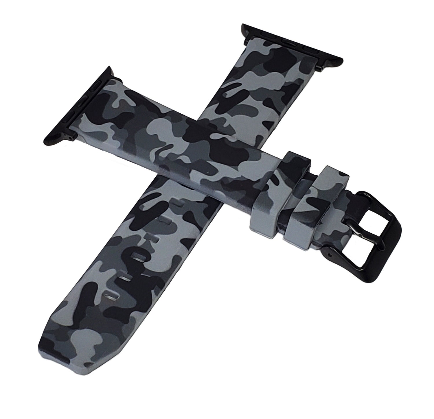 Durable Silicone Rubber Strap for Smart Watches - Sweatproof &amp; Flexible