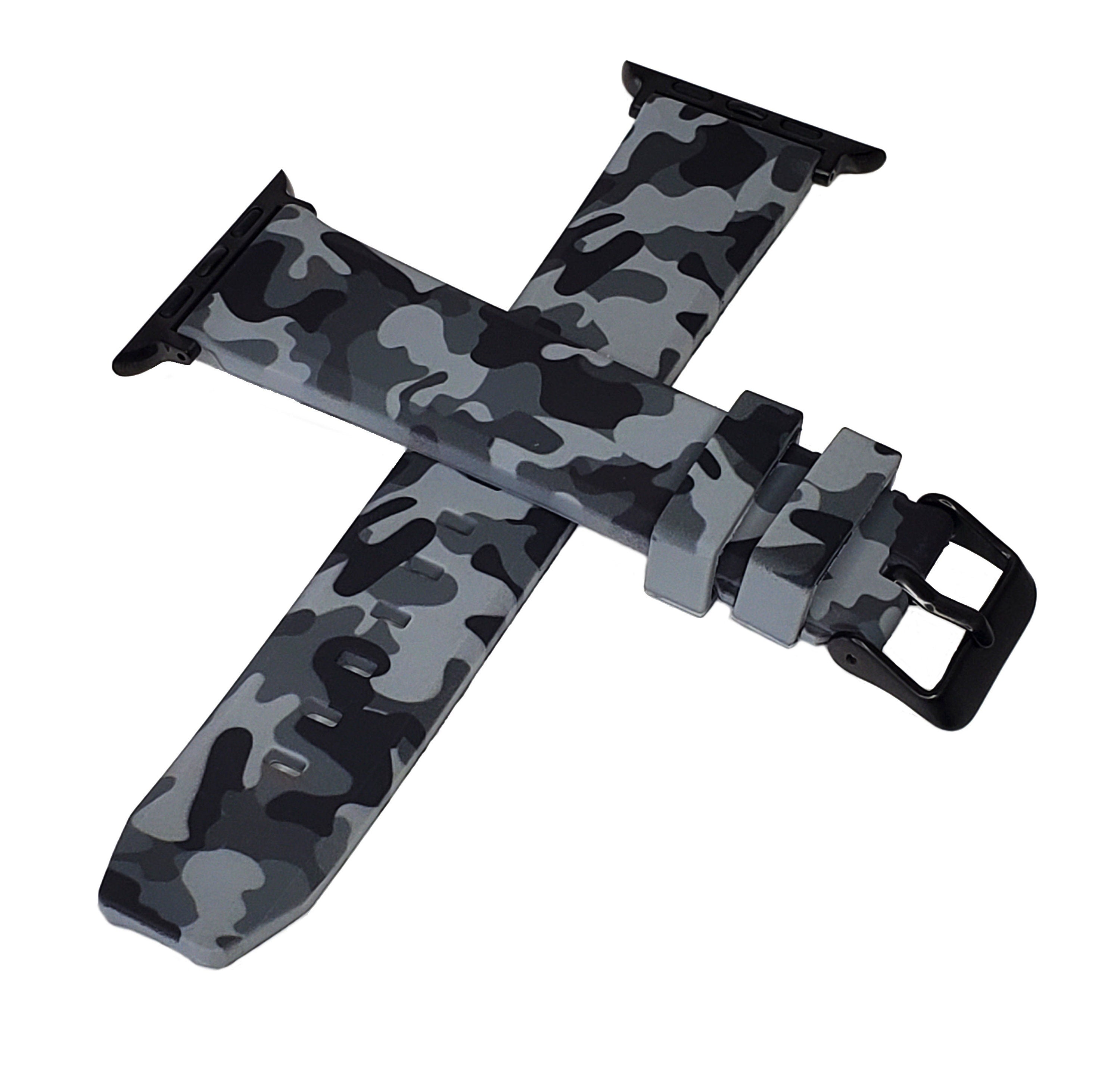 Durable Silicone Rubber Strap for Smart Watches - Sweatproof &amp; Flexible